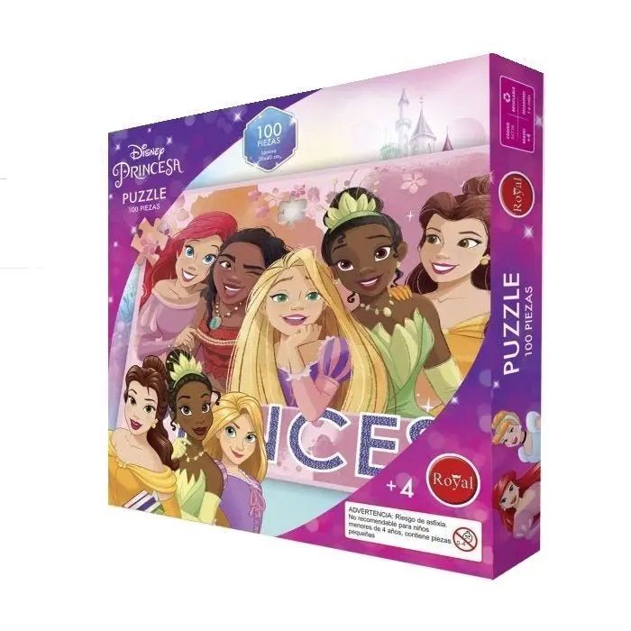 Puzzle Princesas 100 Piezas - Royal - VeoVeo Juguetería - Tienda